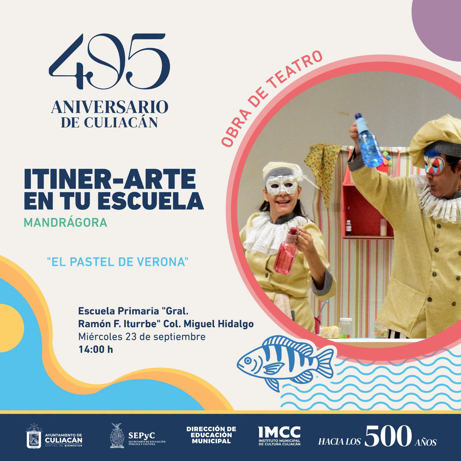 Arrancan festejos por el 495 aniversario de Culiacán con 81 actividades y cerca de 500 artistas