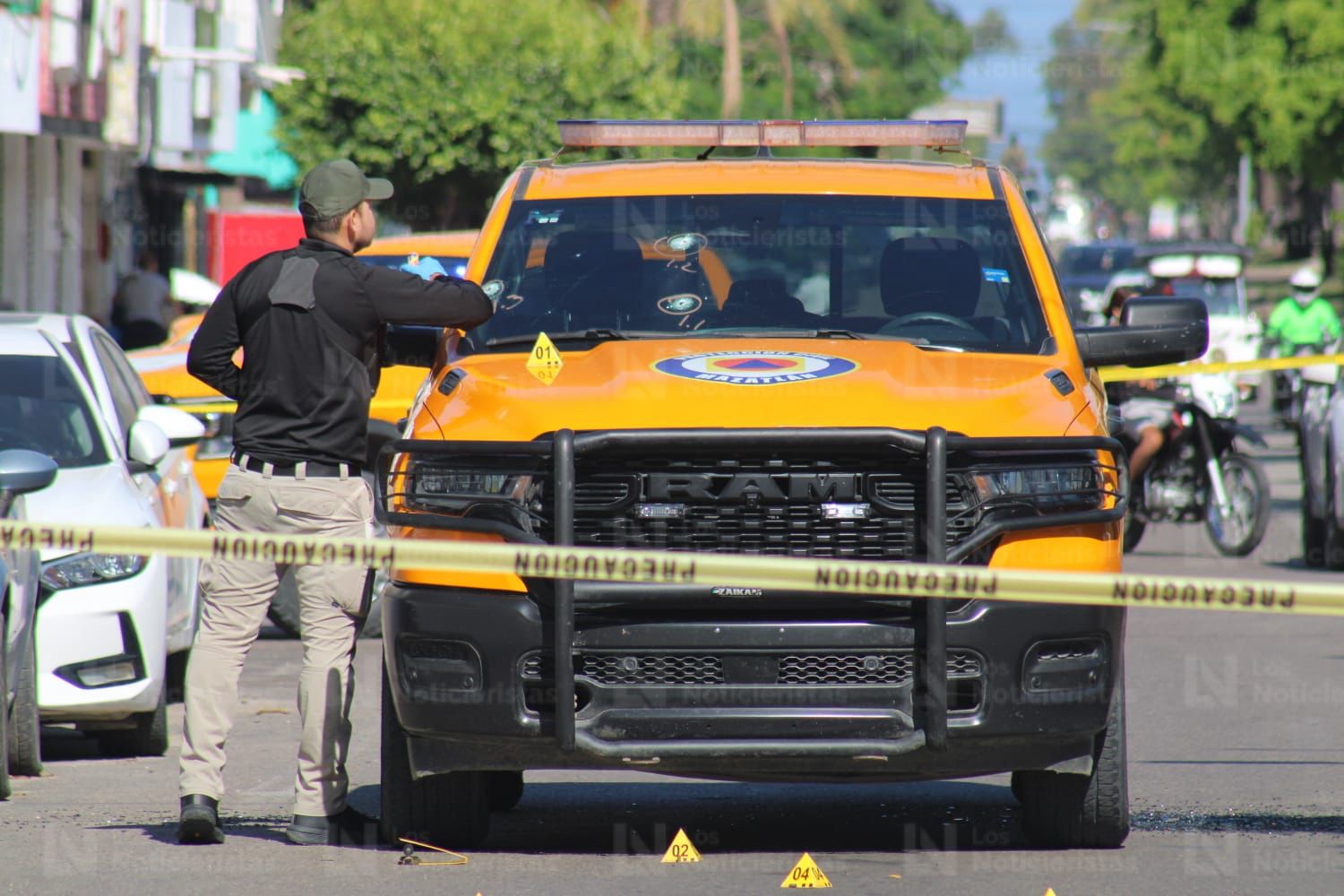 Atentado a balazos contra director de Protección Civil en Mazatlán
