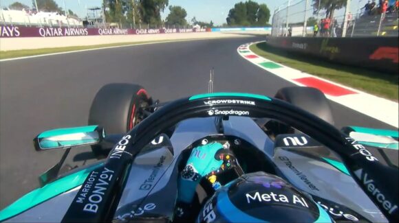 Mercedes hace el 1-3 en segunda practica libre del Gran Premio de Italia; Checo Perez termina en el lugar 20