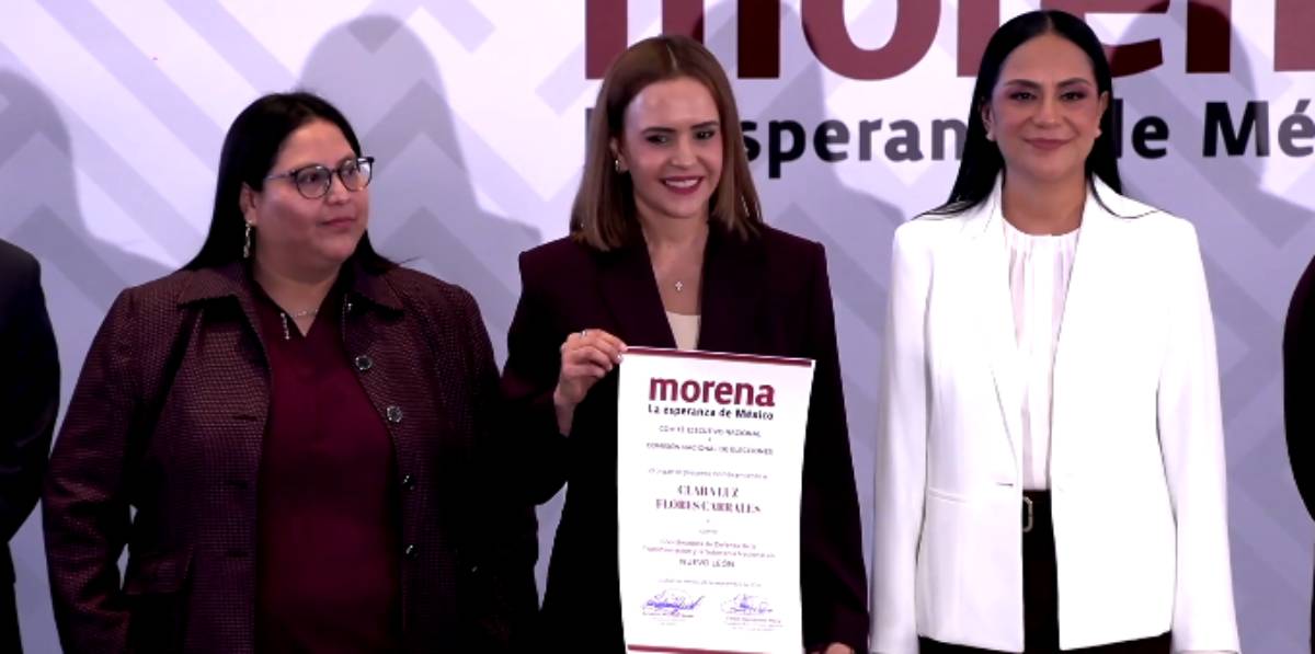 Clara Luz Flores es nombrada coordinadora de Morena en Nuevo León