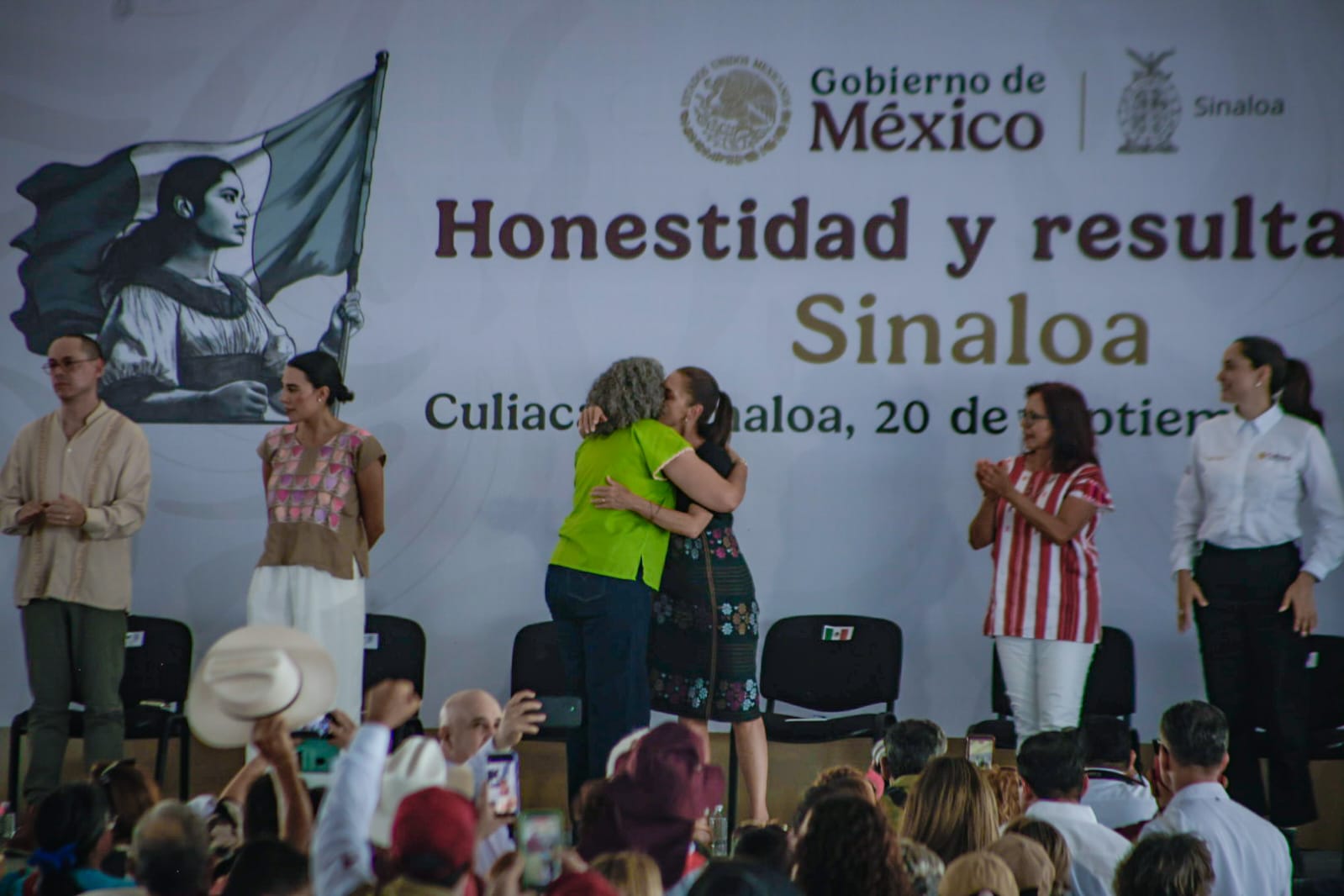 Claudia Sheinbaum presenta su segundo informe en Culiacán, Sinaloa