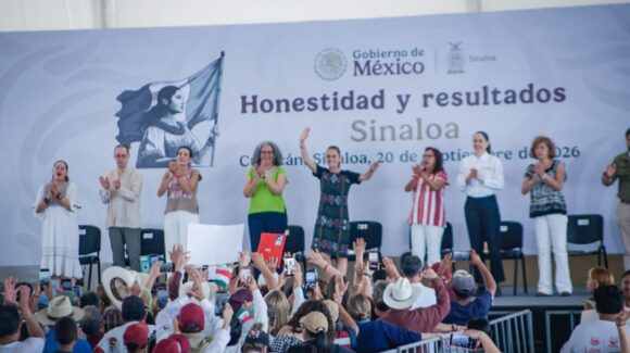 Sheinbaum destaca obras carreteras, hídricas y portuarias en Sinaloa; inversiones alcanzan miles de millones