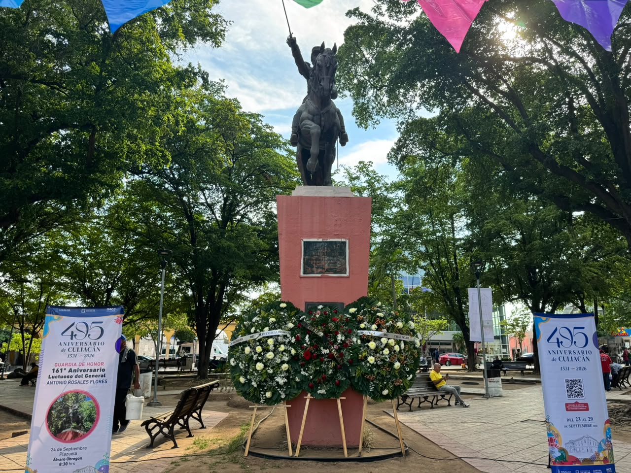 Conmemoran en Culiacán el 161 aniversario luctuoso del Héroe de San Pedro