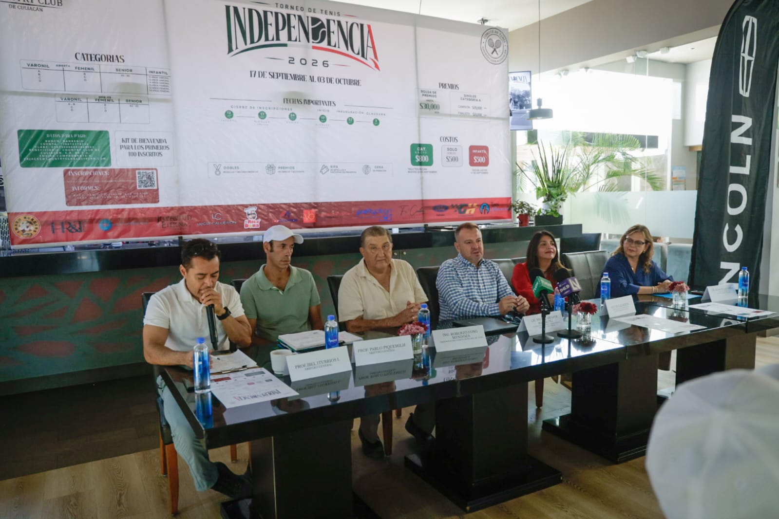 Country Club Culiacán Invita a su Torneo de Tenis Independencia 2026
