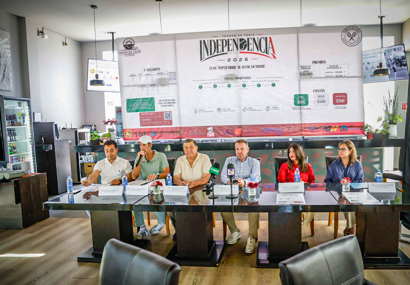 Country Club Culiacán Invita a su Torneo de Tenis Independencia 2026