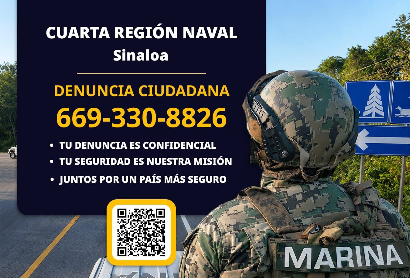 Denuncias para la Cuarta Región Naval