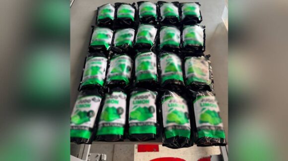 Decomisan más de 10 kilos de ‘meta’ en empaques de jugo de limón en Toluca