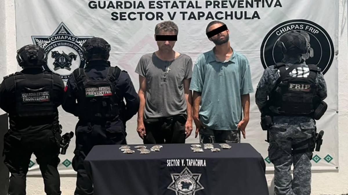 Detienen a 57 personas y aseguran más de 5 mil dosis de droga en Chiapas