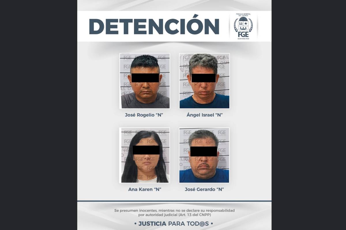 Detienen a cuatro policías en Quintana Roo por desaparición de tres jóvenes
