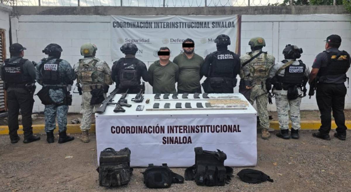 Detienen a dos integrantes de “Los Menores” vinculados al secuestro de mineros en Sinaloa