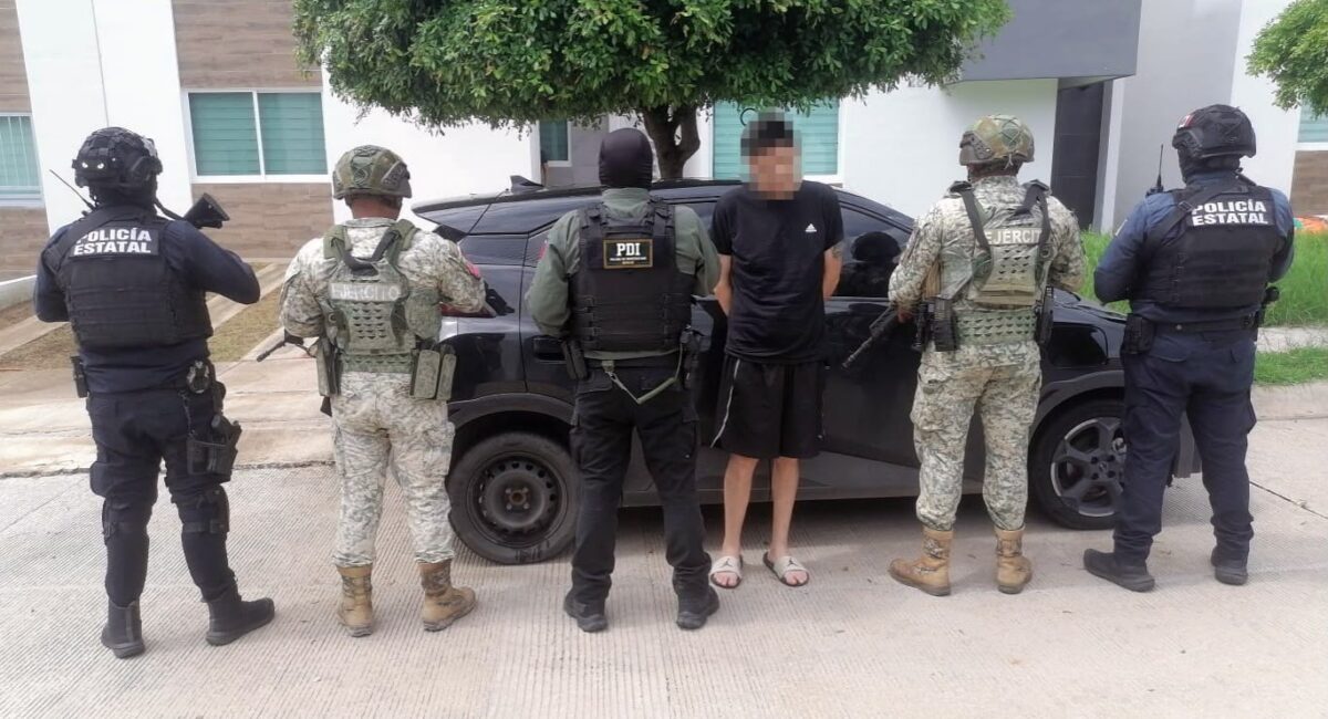 Detienen a sujeto por al menos 8 robos a bancos, tiendas y hoteles de Culiacán, Sinaloa