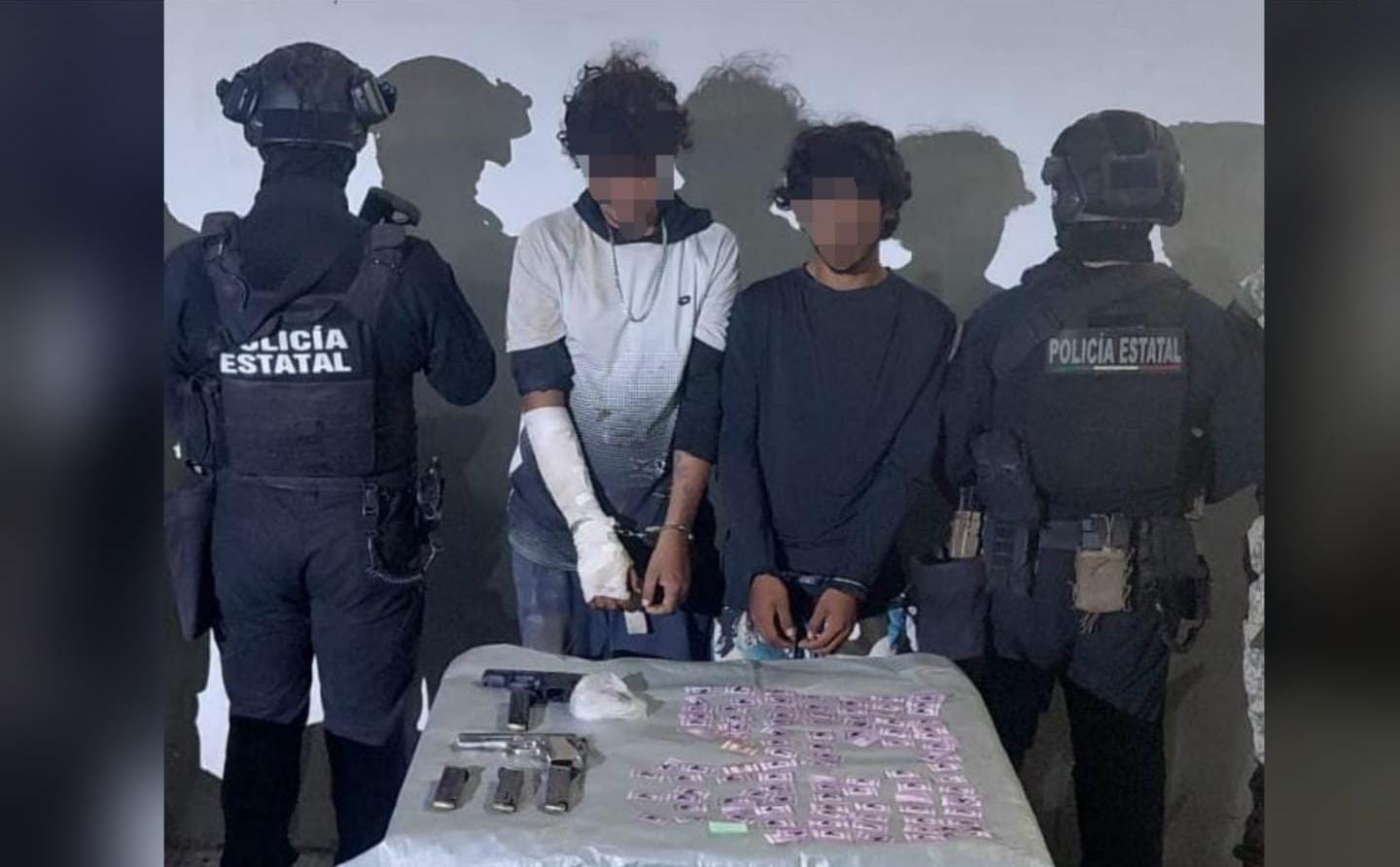 Detienen en Mazatlán, Sinaloa, a dos civiles tras intentar evadir operativo; llevaban armas y droga