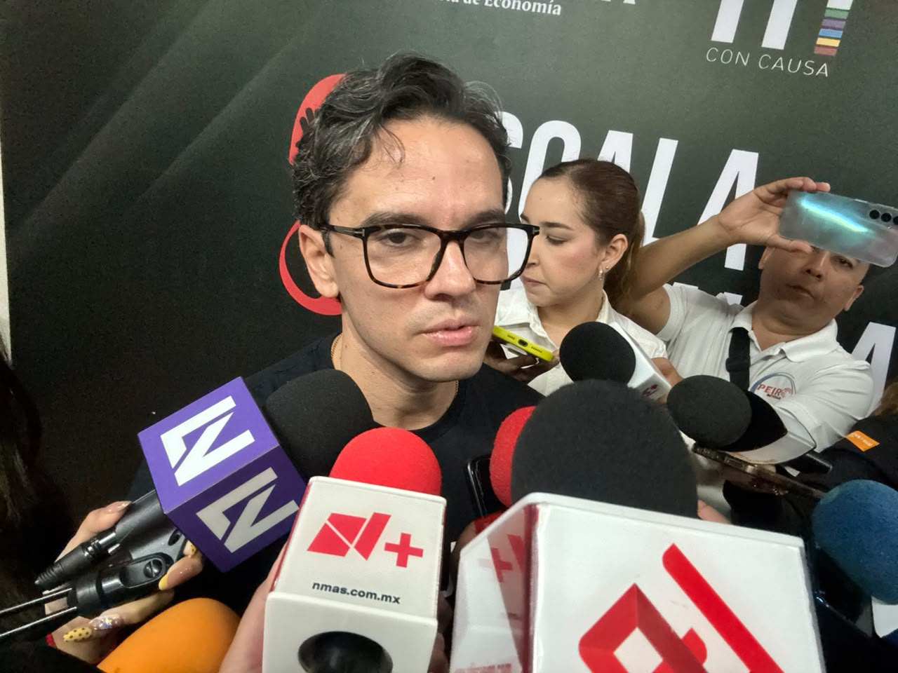 Diego Aguerrebere Espitia, secretario de Economía en Sinaloa en entrevista