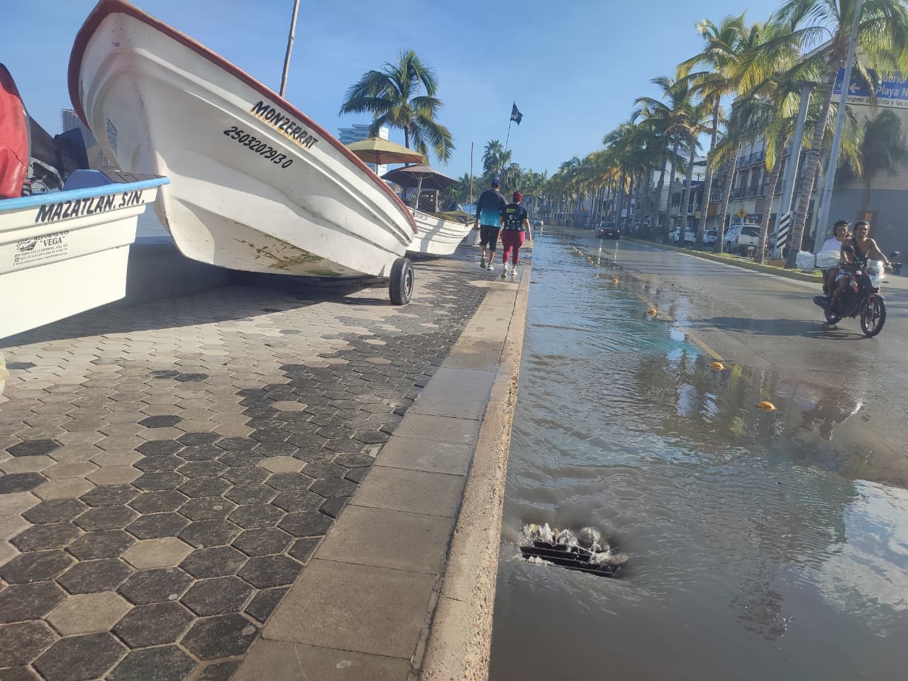 Efectos de Polo en Playa Norte en Mazatlán