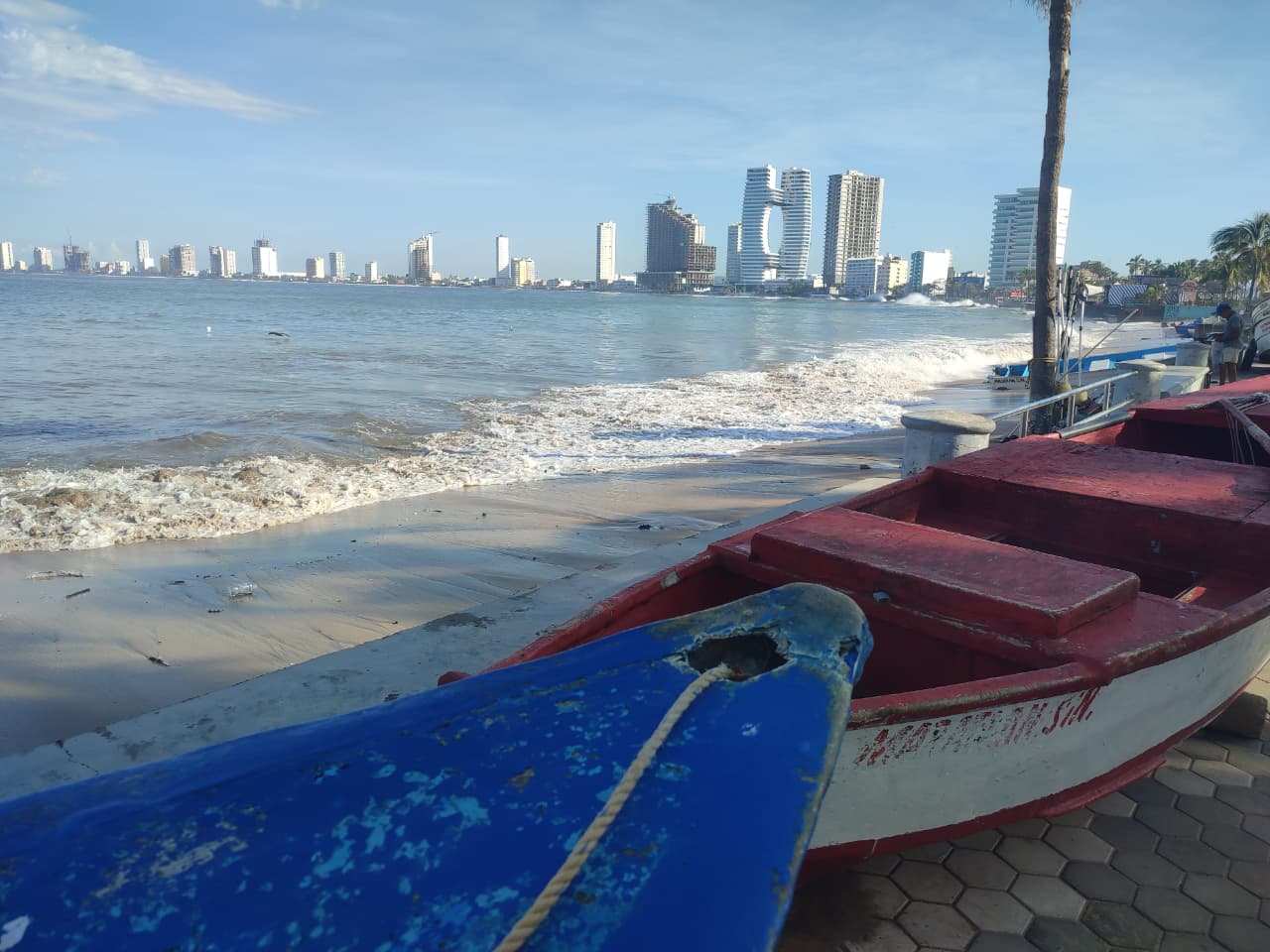 Efectos de Polo en Playa Norte en Mazatlán