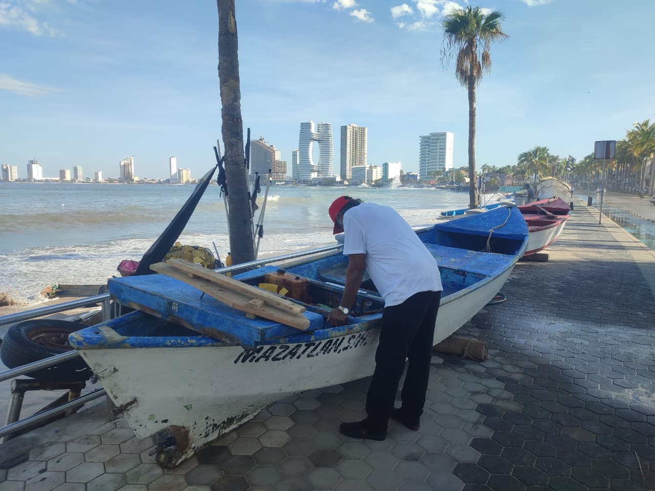 Efectos de Polo en Playa Norte en Mazatlán