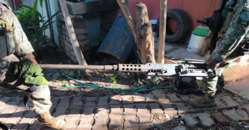 Encuentra Ejército arsenal en Rosario, Sinaloa