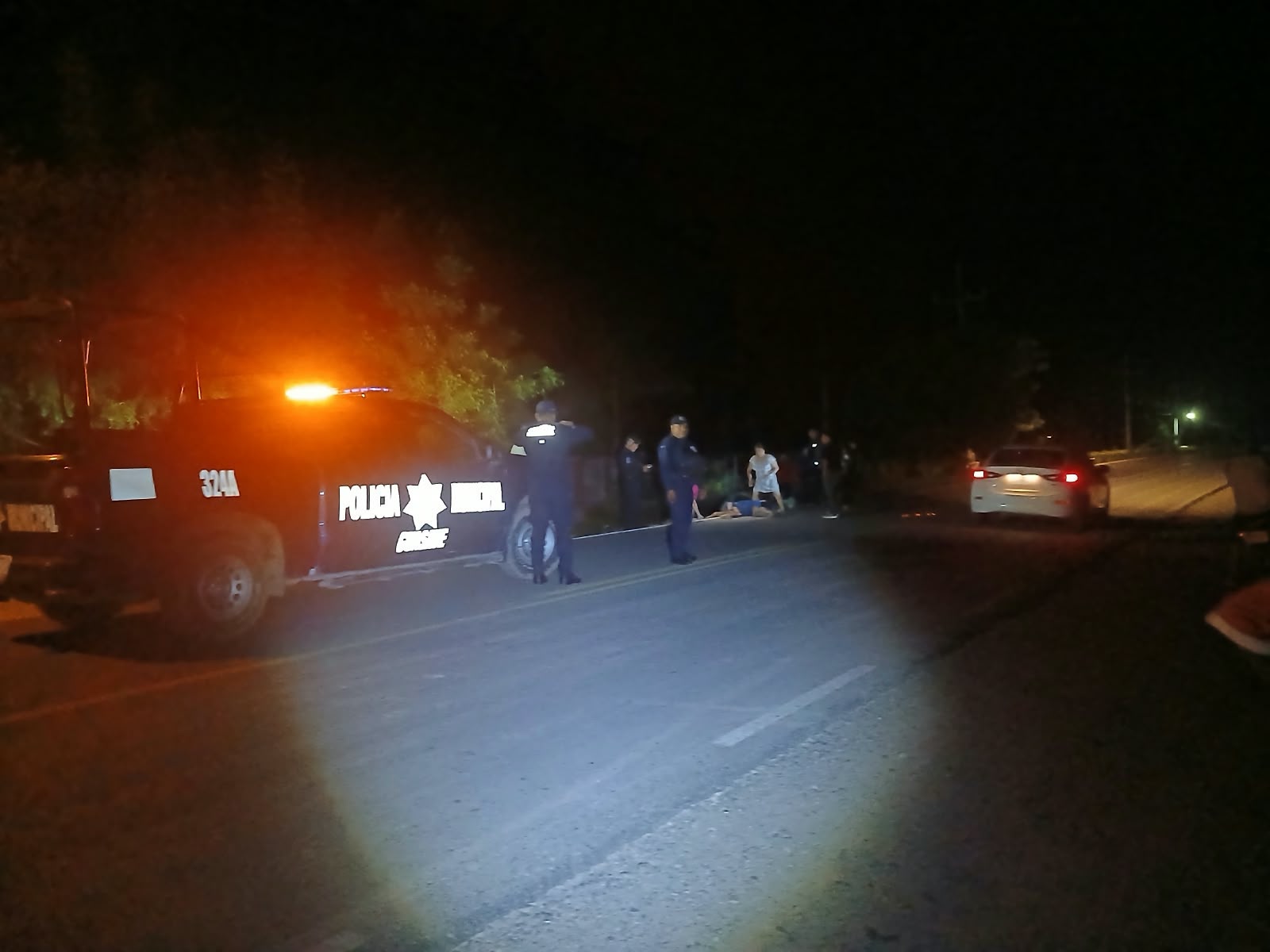 Ernesto murió en el hospital tras atropellado en la carretera a Estación Bamoa, Guasave