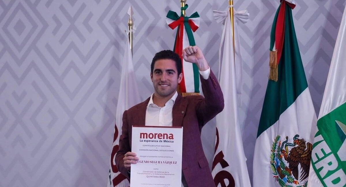 Morena perfila a ‘Gino’ Segura como candidato en Quintana Roo