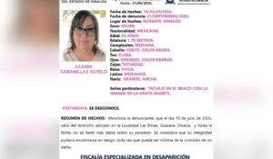 Buscan a Liliana, desaparecida desde julio en Guasave, Sinaloa