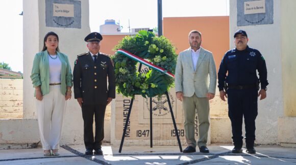 José Paz López honra a los Niños Héroes de Chapultepec con un emotivo homenaje en la alcaldía de Badiraguato