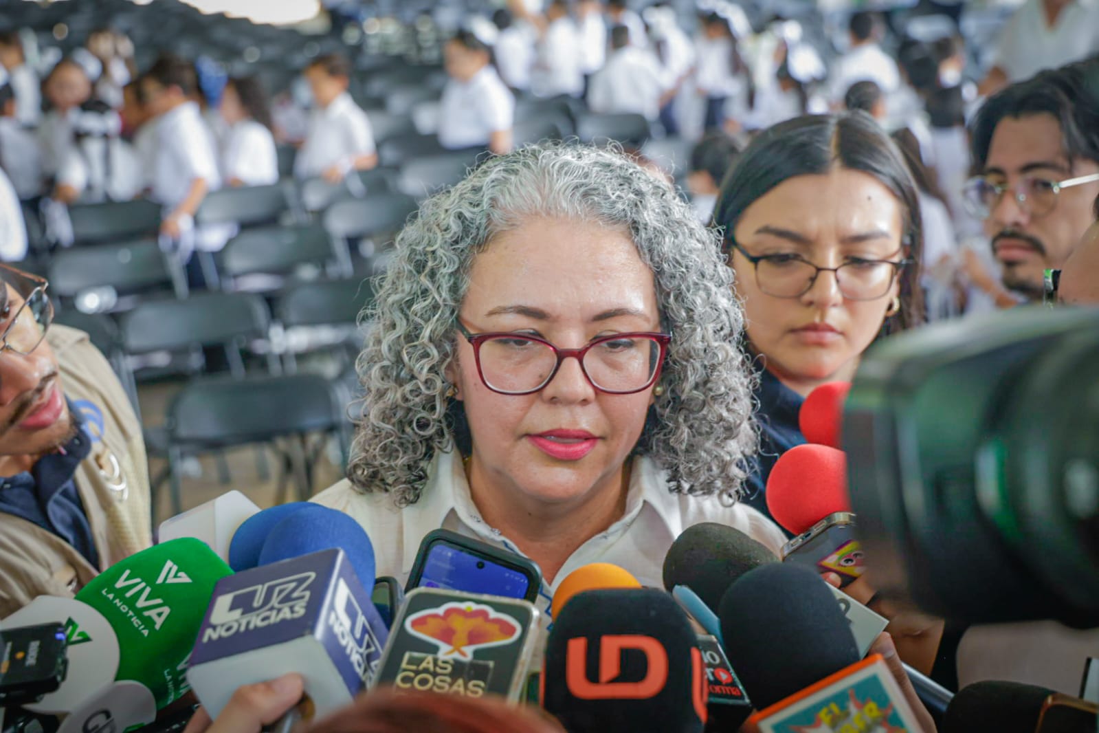 Graciela Dominguez Nava, gobernadora de Sinaloa en entrevista