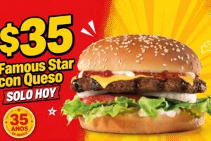 Carl’s Jr. celebra 35 años en México con hamburguesa a $35 pesos