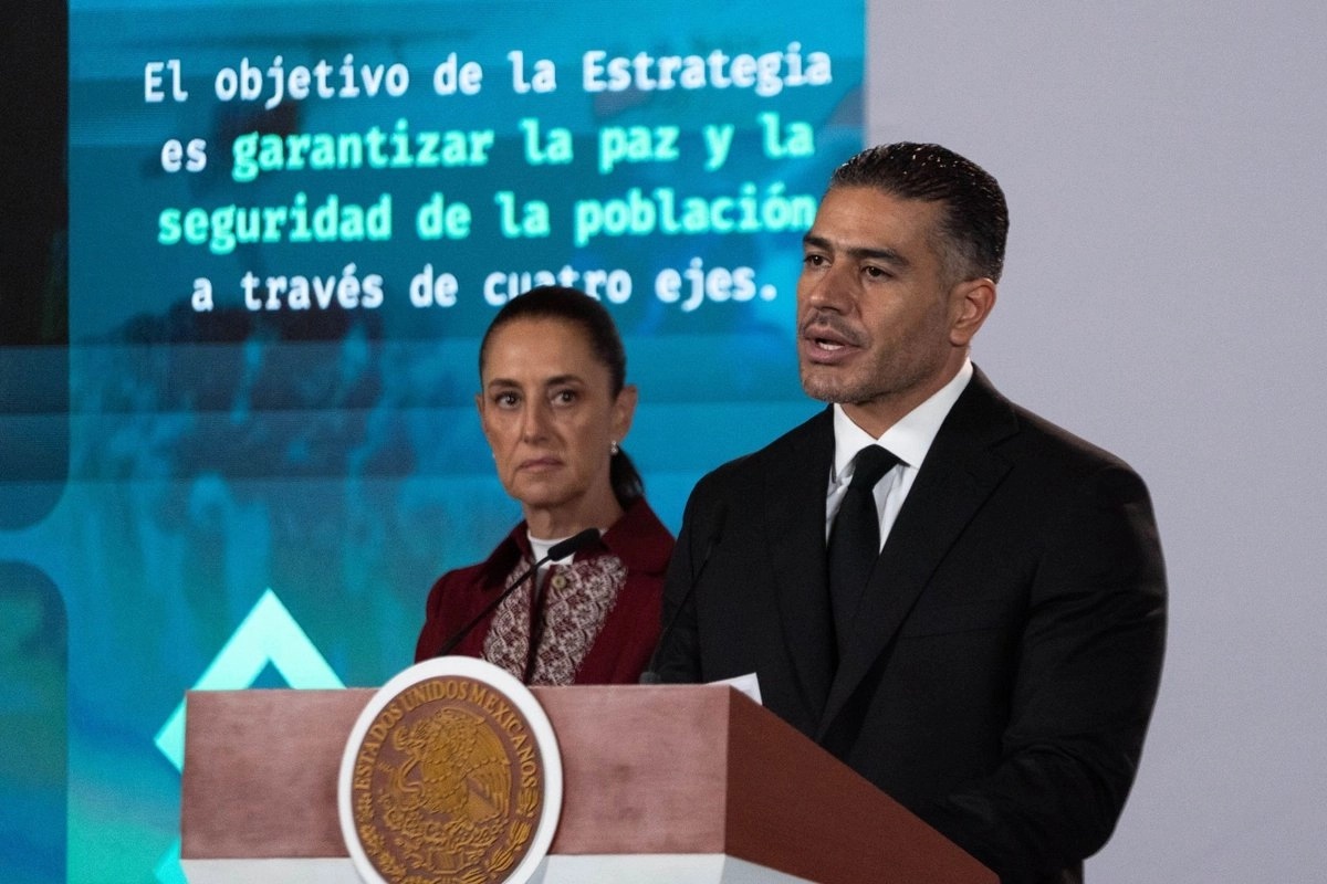 Harfuch informa resultados de seguridad durante gobierno de Sheinbaum