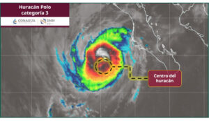 Se mantiene pronóstico de lluvias de hasta 150 mm por Polo; Rachel no representa peligro para Sinaloa: PC