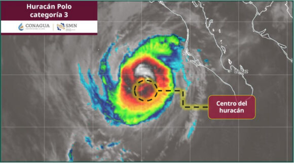 Se mantiene pronóstico de lluvias de hasta 150 mm por Polo; Rachel no representa peligro para Sinaloa: PC