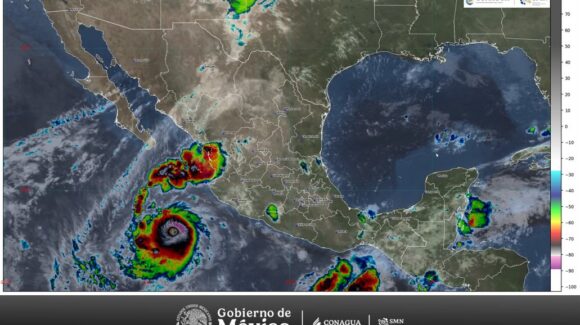 Polo se intensificó nuevamente a huracán categoría 5 y se localiza a 430 km al sur-suroeste de Cabo Corrientes, Jalisco