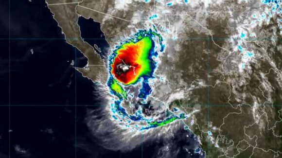 Segundo impacto: El huracán Polo toca tierra en Sonora tras impactar BCS