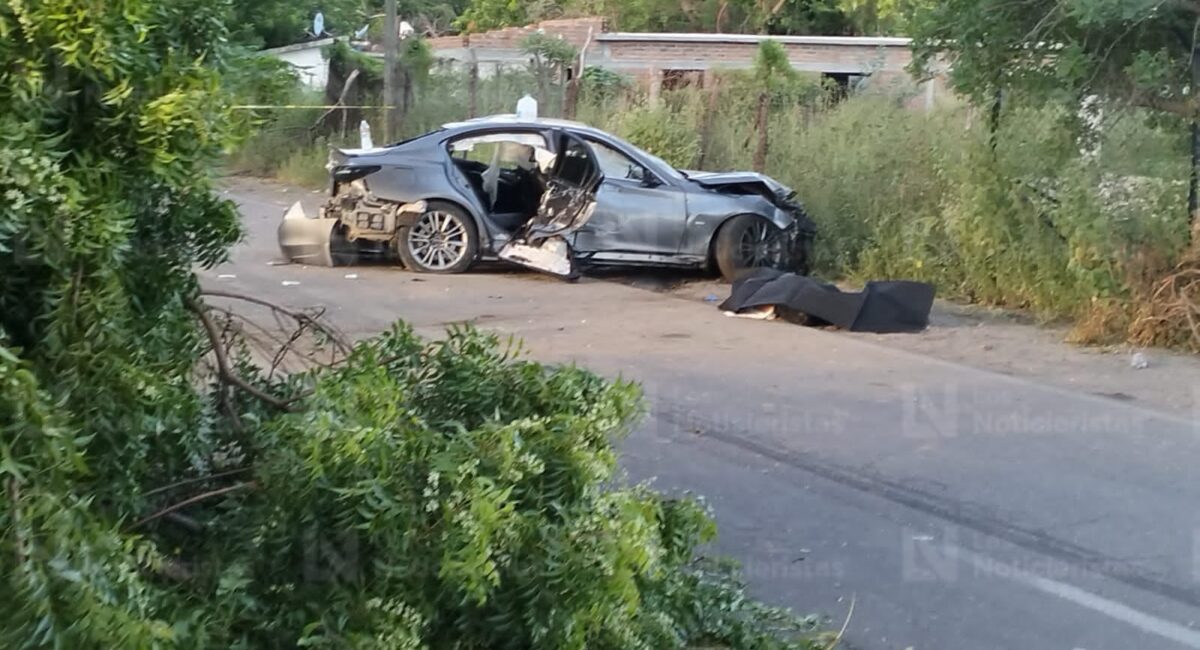 Joven pierde la vida tras sufrir aparatoso accidente en Charay, El Fuerte, Sinaloa