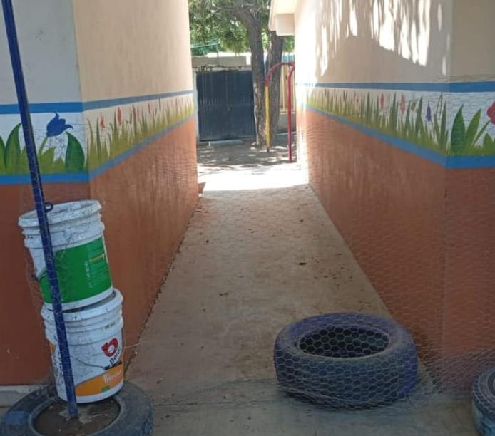 Kínder con mala instalación eléctrica