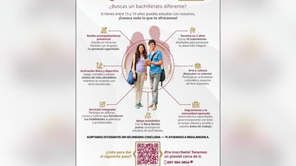 ¿Buscas dónde estudiar la prepa? Abren opción gratuita en Pradera Dorada y Los Ángeles en Mazatlán, Sinaloa
