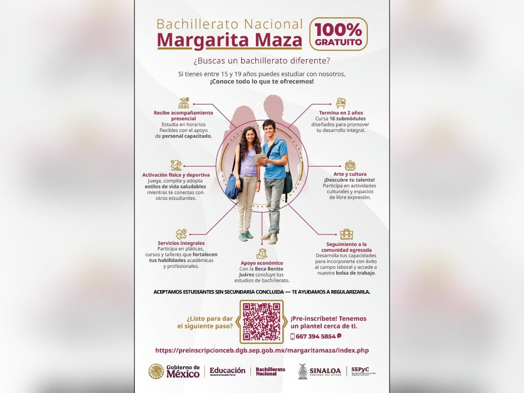 Llaman a estudiantes en estudiar el bachillerato