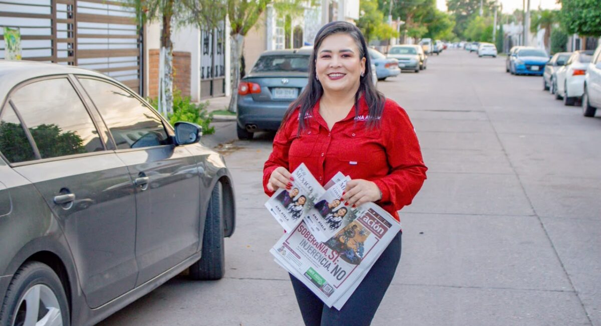 Llevará Ana Ayala su segundo informe de labores casa por casa en Ahome