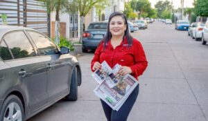 Llevará Ana Ayala su segundo informe de labores casa por casa en Ahome