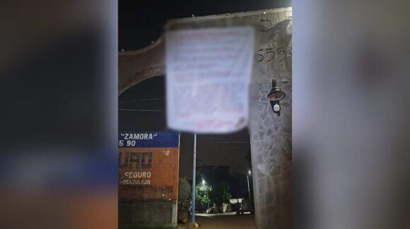 Aparecen tres mantas contra mandos de seguridad en Mazatlán, Rosario y Concordia, Sinaloa