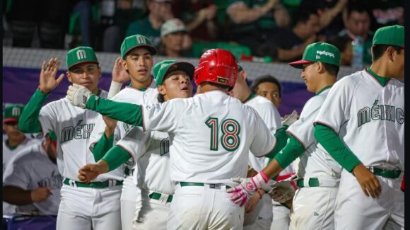 México avanza a la Super Ronda en el Mundial de Beisbol Sub15 en Yucatán