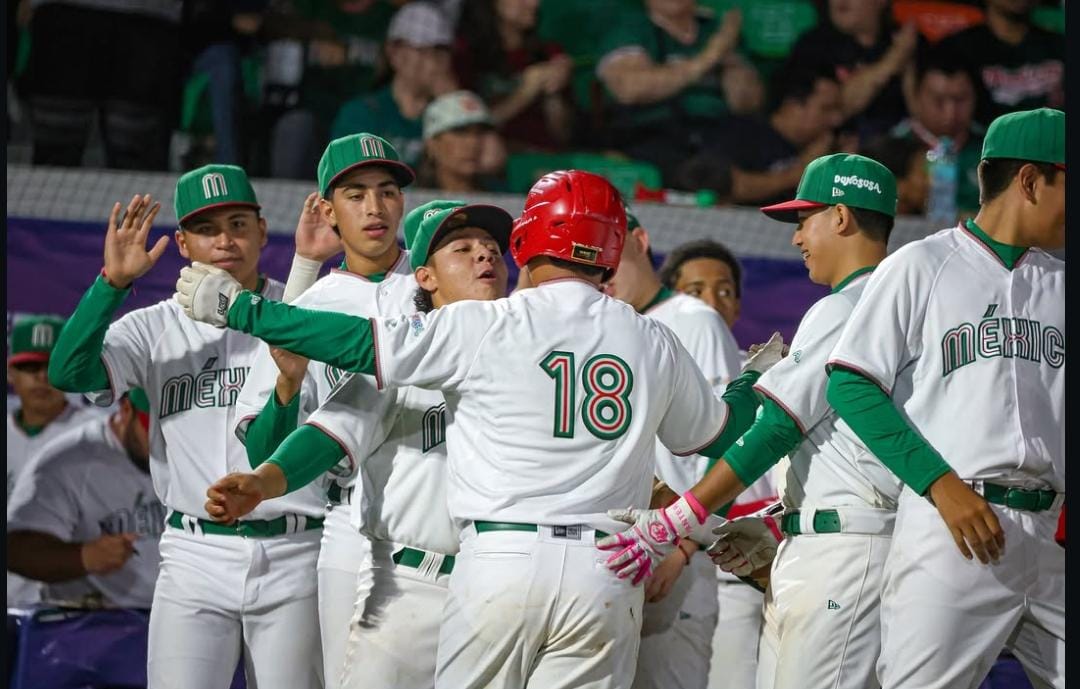 México avanza a la Super Ronda en el Mundial de Beisbol Sub15 en Yucatán