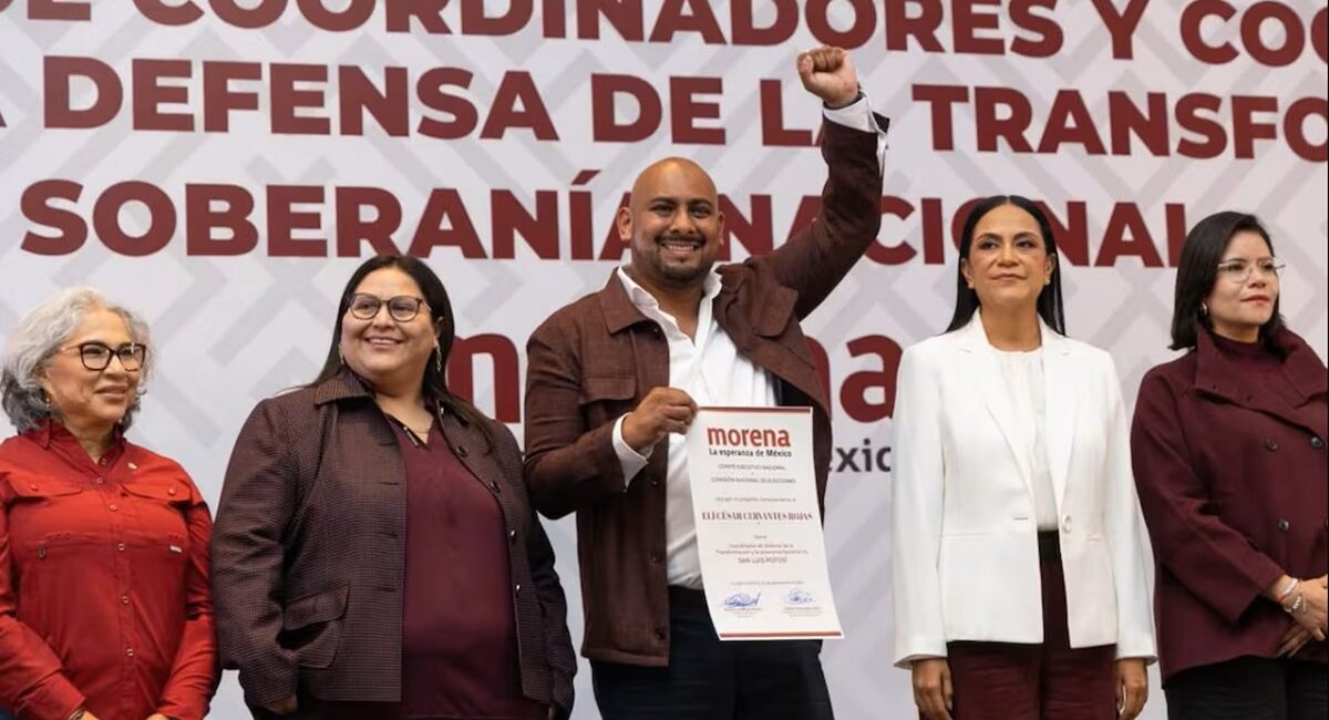 Morena elige a Elí Cervantes como coordinador en San Luis Potosí; competirá sin el PVEM