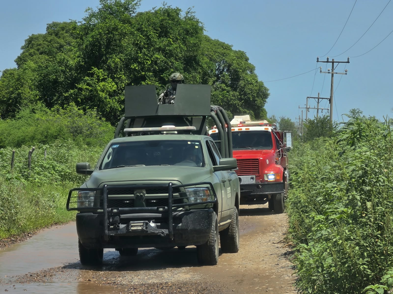 Operativo militar en Sinaloa