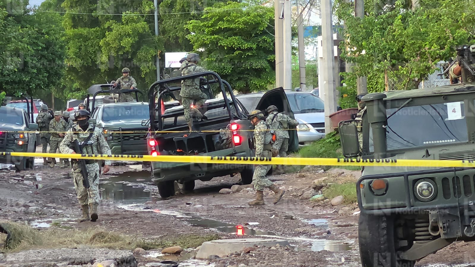 Persona asesinada a golpes en Rincón del Parque en Culiacán