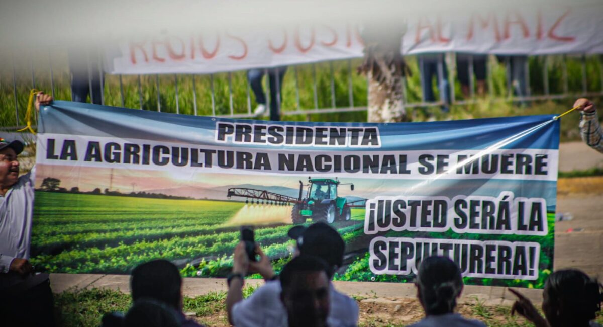“Ha habido una respuesta”: SAyG ante protesta de productores para el pago de apoyos pendientes durante visita de Sheinbaum a Culiacán