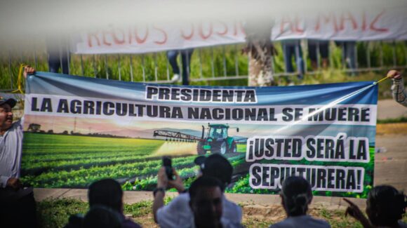 “Ha habido una respuesta”: SAyG ante protesta de productores para el pago de apoyos pendientes durante visita de Sheinbaum a Culiacán