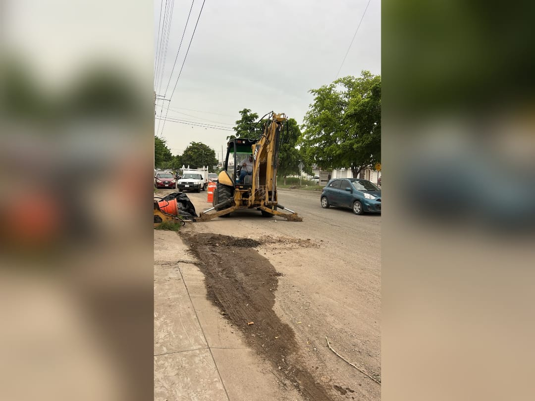 Realizan cierre en la avenida Benjamín Hill, en Culiacán; Japac sustituirá colector