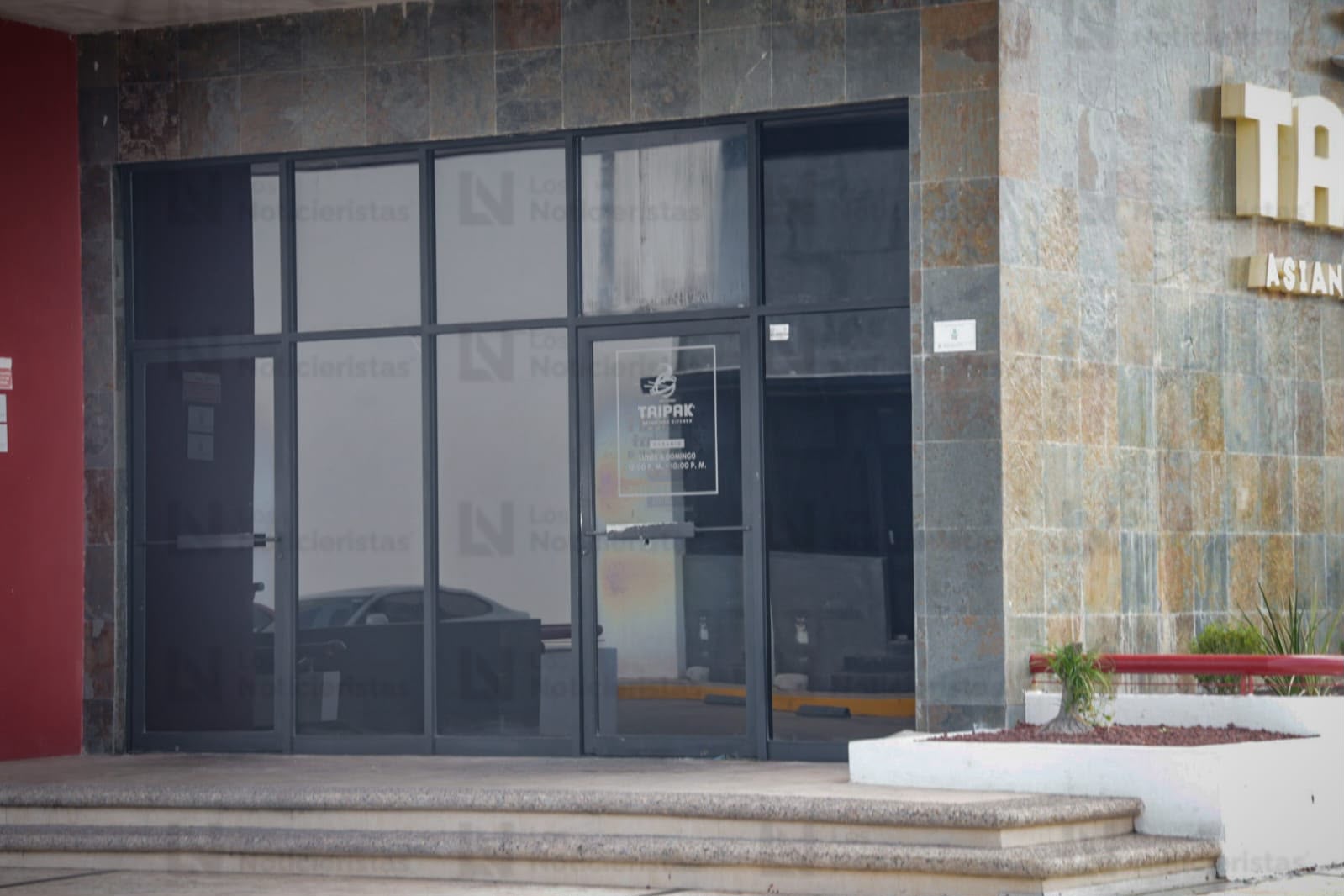 Restaurante Tai Pak al dia siguiente del ataque armado en Culiacán