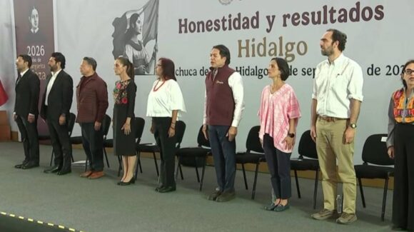 Sheinbaum: bienestar define a la 4T; defiende pensiones en Hidalgo