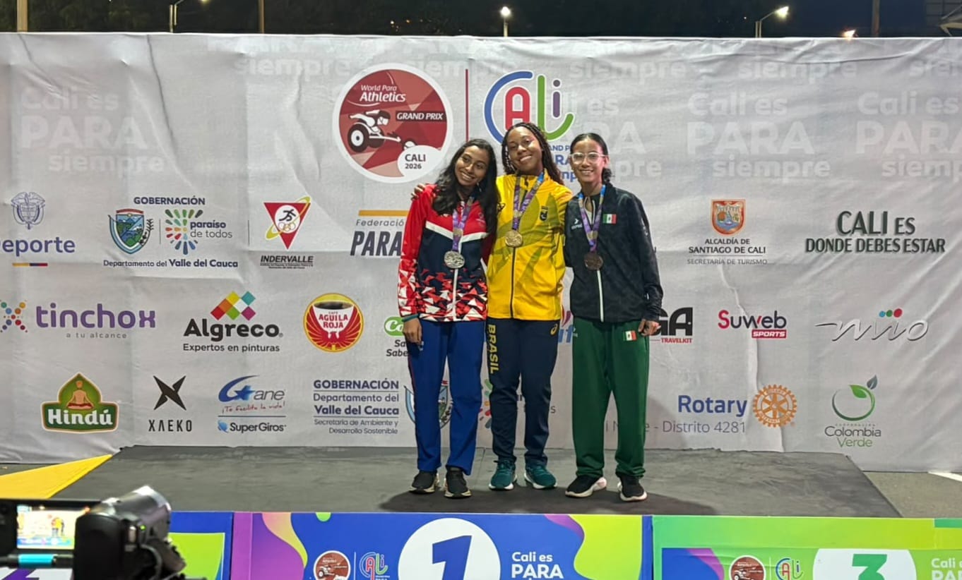 Silvana Quiñones se lleva el bronce en Colombia en el Grand Prix de Para Atletismo Cali 2026
